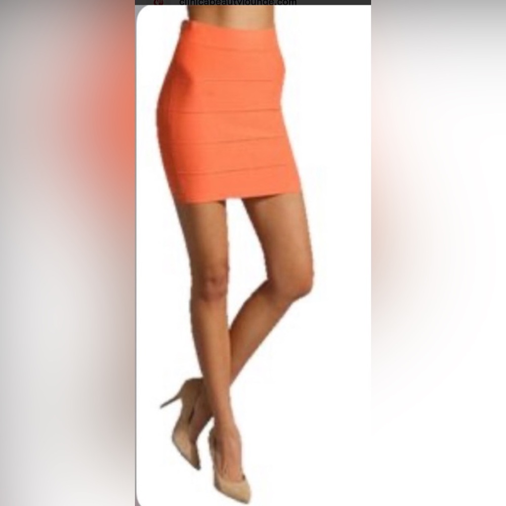 BCBG MAXAZRIA Simone bondage skirt size S 
Figure hugging high waisted RRP $138